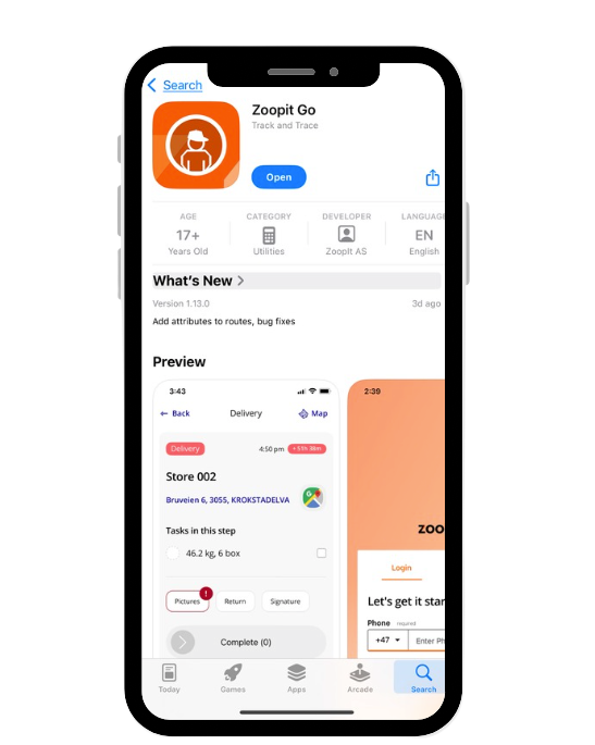 zoopit go-appen